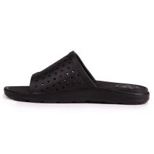 totes SOLBOUNCE Mens Perforated Slide Black