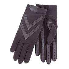 Isotoner Ladies Original Stretch Glove with Smartouch  Charcoal