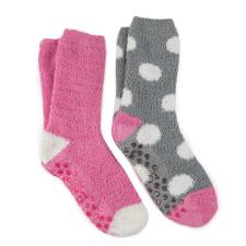 totes Ladies Twin Pack Eco Supersoft Socks
