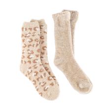 totes Ladies Recycled Chenille Supersoft Bed Socks (Twin Pack)