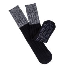 totes Mens Natural Wool Blend Slipper Sock with Tread
