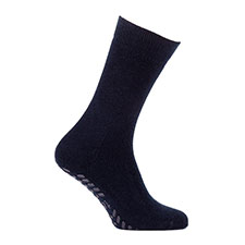 totes toasties Mens Single Original Slipper Socks Navy