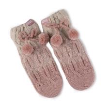 totes Girls Knitted Chunky Slipper-Sox