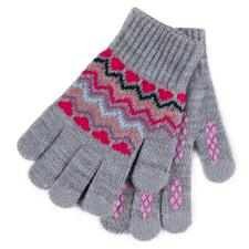 totes Girls Knitted Glove Pink Mix