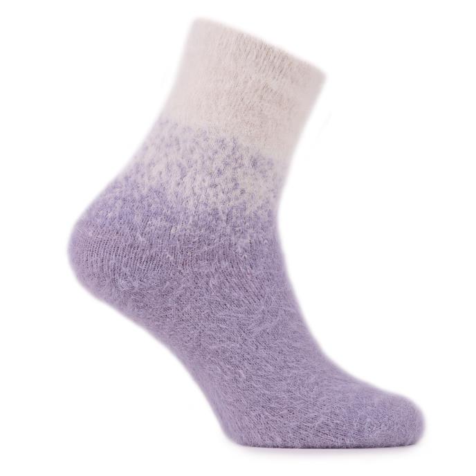 totes Ladies Fluffy Bed Socks (Twin Pack) Pink/Lilac