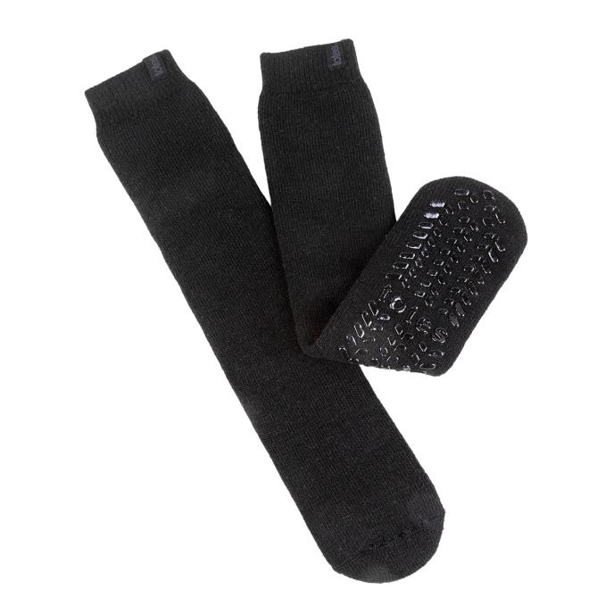 totes Mens Thermal Original Slipper Sock Charcoal