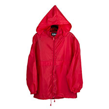 totes Red Packable Raincoat