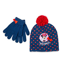 Children&#39;s Minnie Mouse Hat &amp; Glove Set Navy
