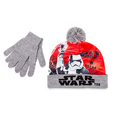 Children&#39;s Star Wars Hat &amp; Glove Set Light Grey