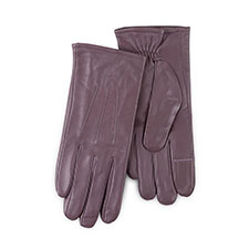 Isotoner Ladies Waterproof 3 Point Leather Gloves Mink
