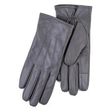 Isotoner Ladies Three Point Leather Glove Grey
