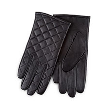 Isotoner Ladies Luxury Quilted Leather Gloves