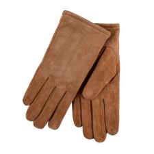 Isotoner Ladies One Point Suede Glove Tan