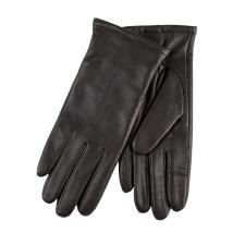 Isotoner Ladies Cashmere Lined One Point Premium Leather Glove Black
