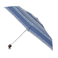 totes Miniflat Stripe Print Umbrella