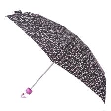 totes Mini X-TRA STRONG Pink/Grey Animal  Print Umbrella