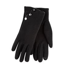 Isotoner Ladies Thermal Smartouch Glove with Piping and Button Detail