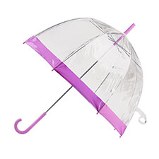 totes Lilac PVC Dome Umbrella 