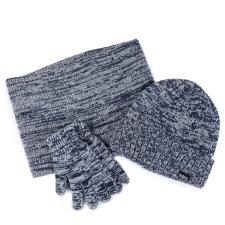 totes Boys Knitted Hat, Glove and Snood Set Navy