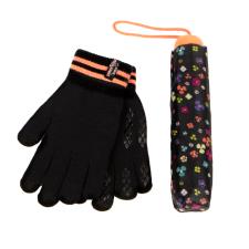 totes Supermini Bright Floral Print &amp; Knit Glove Gift Set (3 Section)