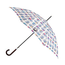 totes Elephant Print Elegant Walker Umbrella 