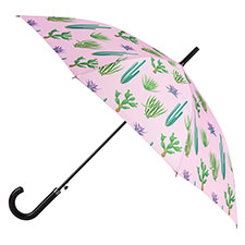 totes Ladies Cactus Slim Auto Walker Umbrella 